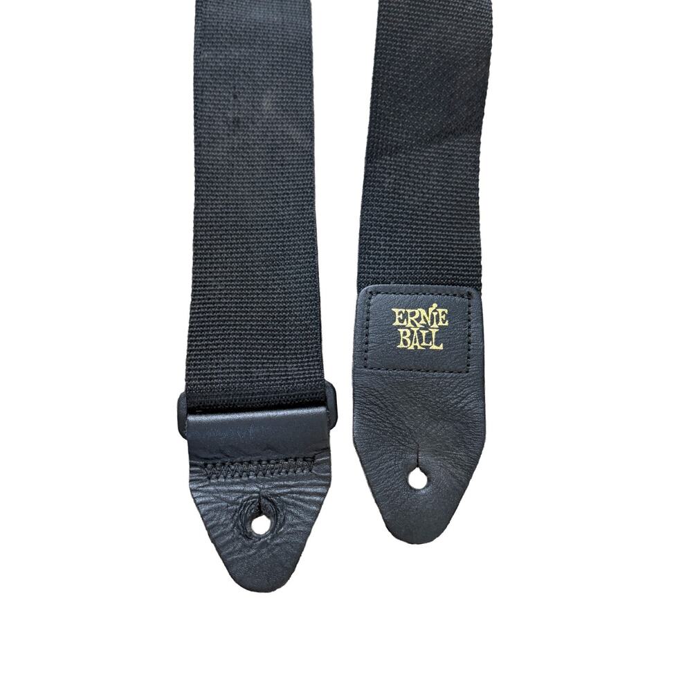 Ernie Ball Stretch Comfort Black Electric Acoustic Guitar Strap